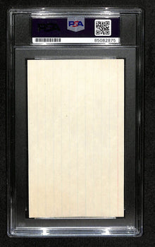 Jim Backus Signed 3X5 Index Card 
