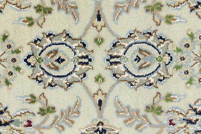 Rare Size Floral Classic Indo-Nain Oriental Rug
