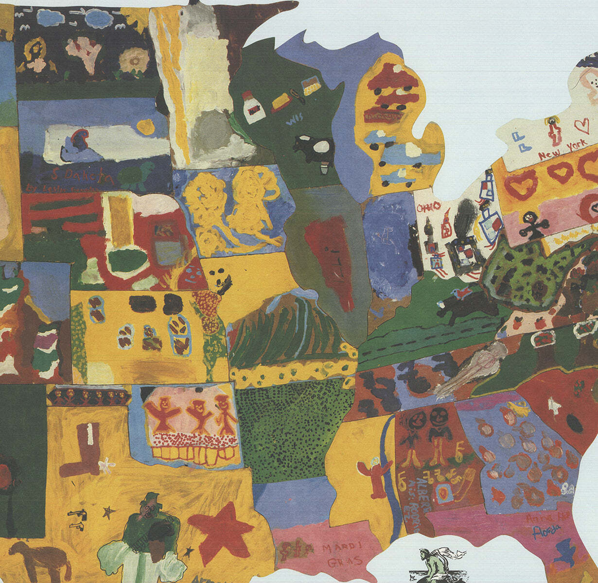 Artist Unknown A Year With Children " Offset Lithograph