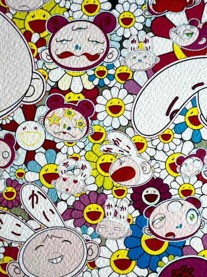 Takashi Murakami Lithograph Mori Art Coa Numbered Limited 200 Exe
