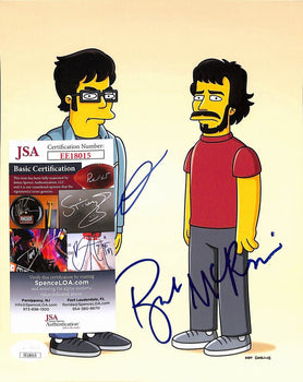 Jermaine Clement/Bret Mckenzie Dual-Signed/Auto 8X10 Photo Actors Jsa 193731