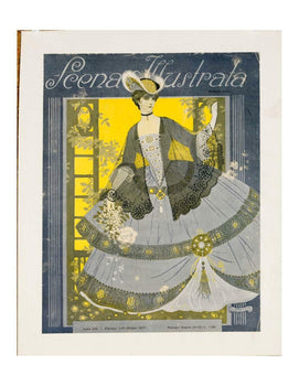 Scena Illustrata Arts Literature Music Theatre Cover Woman 13 1932