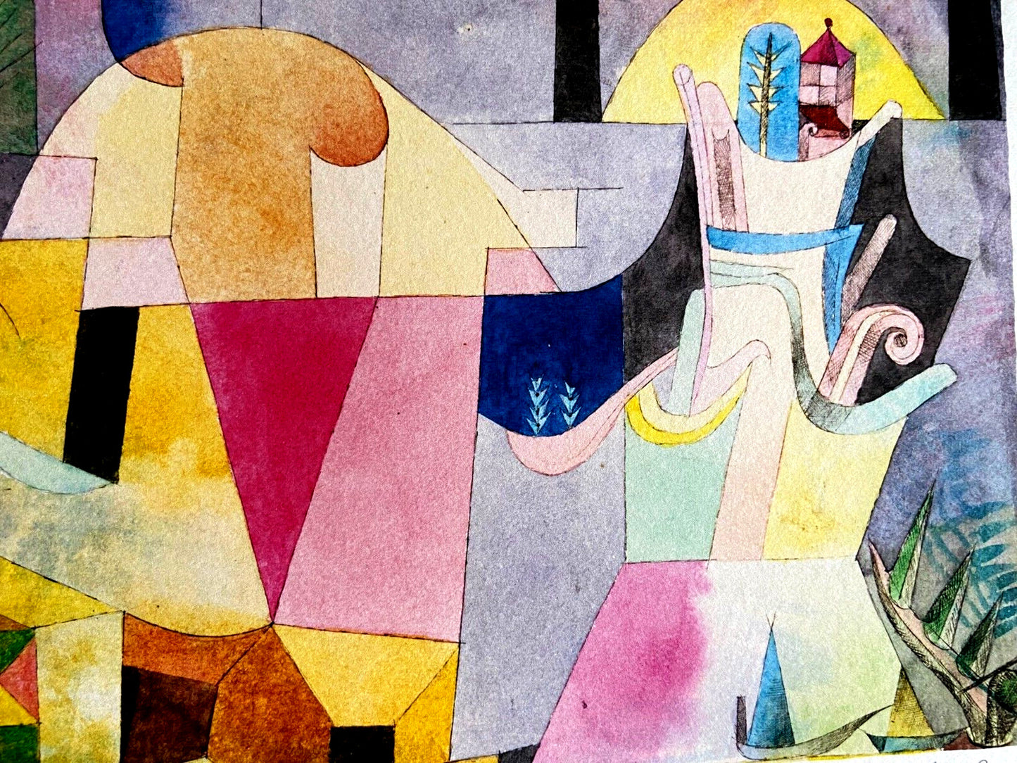 Paul Klee Lithograph Coa Signed Numbered By Hand