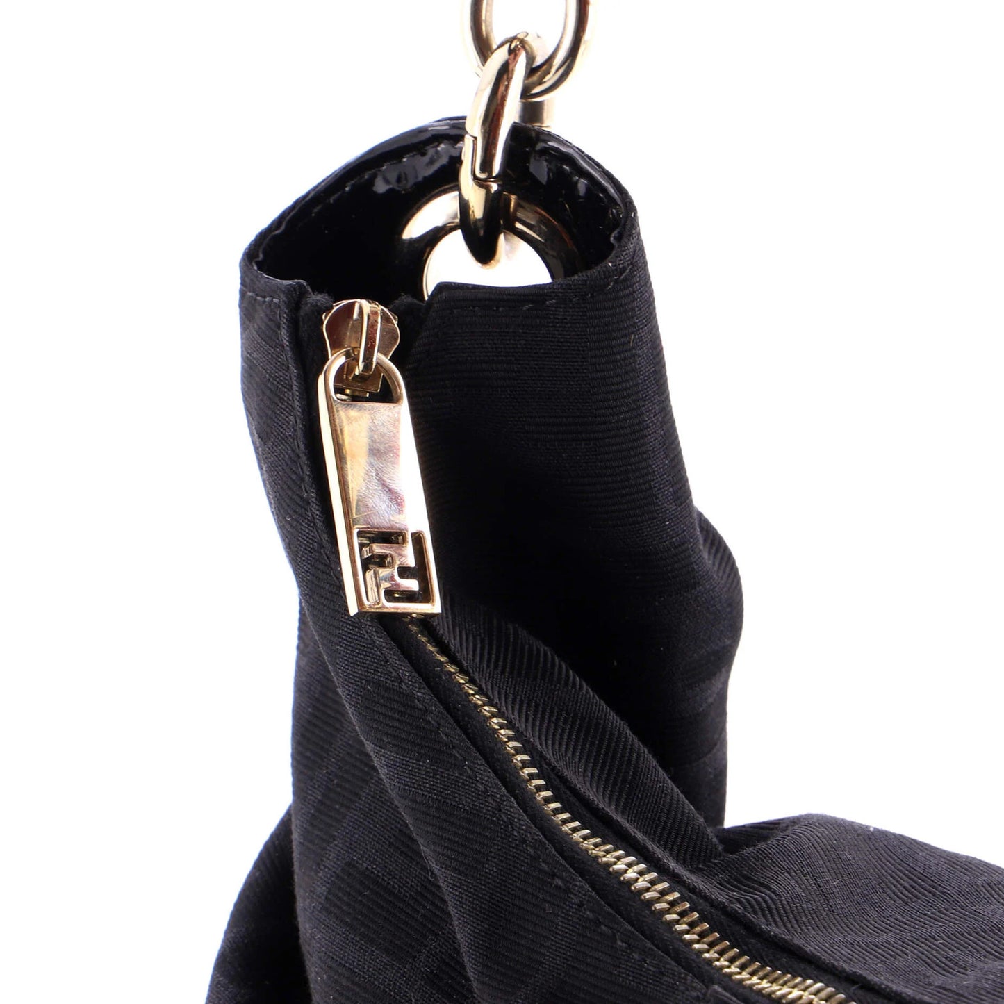 Fendi Mia Hobo Zucca Canvas Large