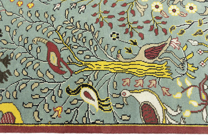 Handmade Chobi Oriental Rug 6X9 Ft Pictorial