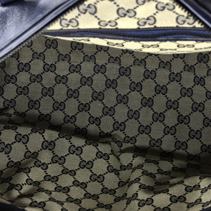 Gucci Double G Side Pocket Duffle Bag Leather