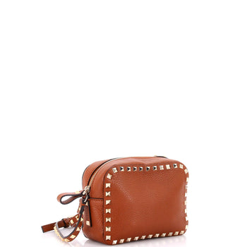 Valentino Garavani Rockstud Camera Crossbody Bag Leather