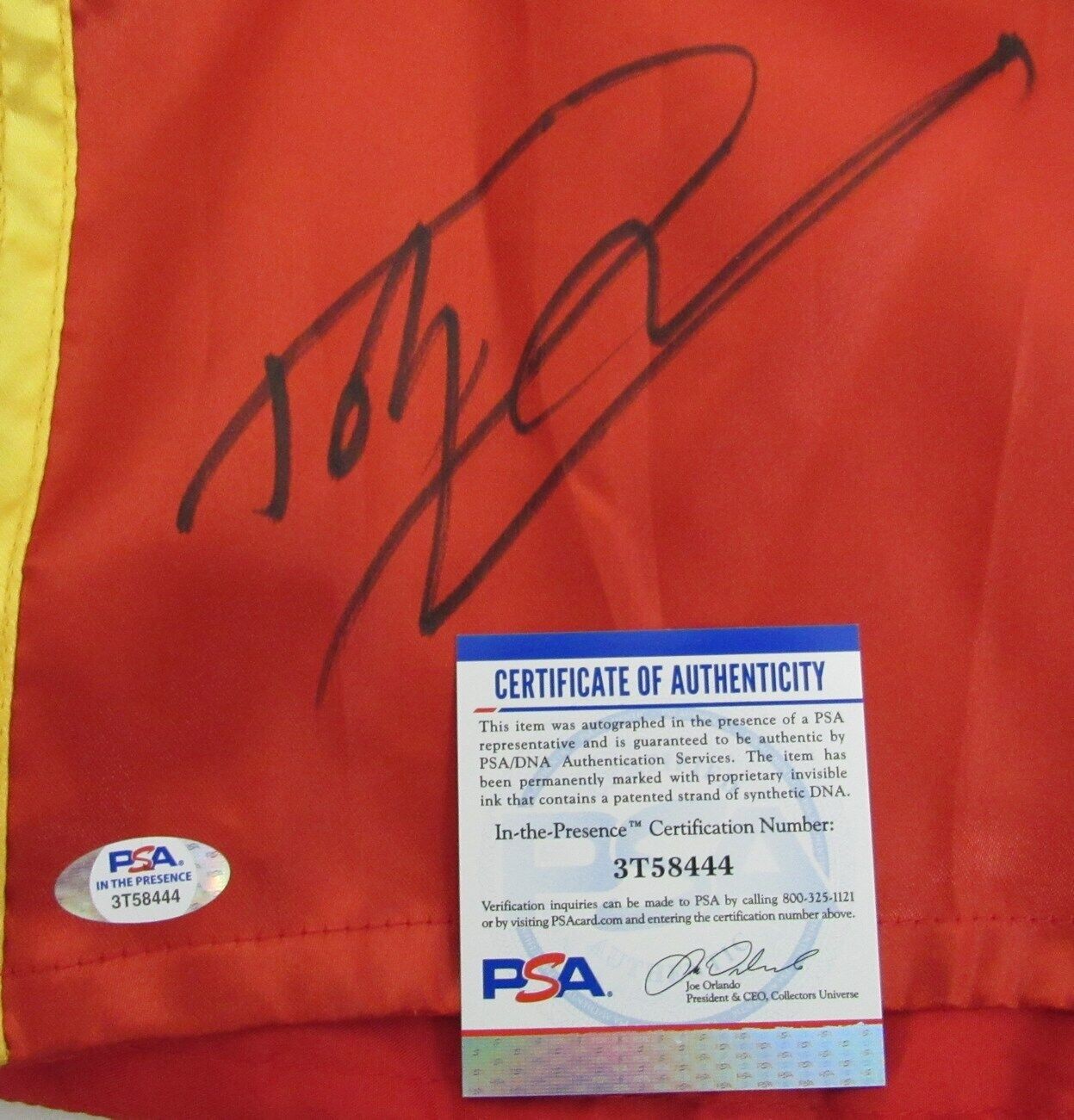 Dolph Lundgren Autographed Ivan Drago Rocky Iv