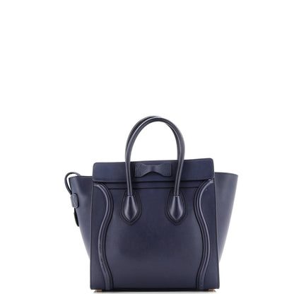 Celine Luggage Bag Smooth Leather Micro
