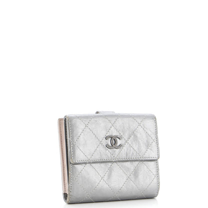Chanel Cc Compact Wallet Quilted Calfskin