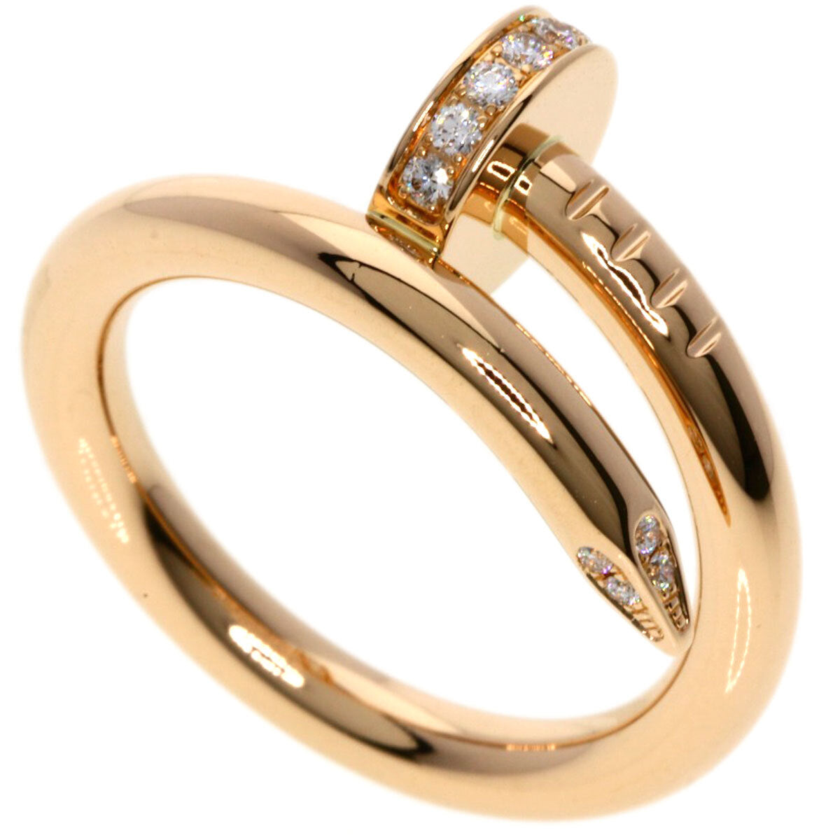 Cartier   Ring Juste Un Cle Diamond #47 K18 Pink