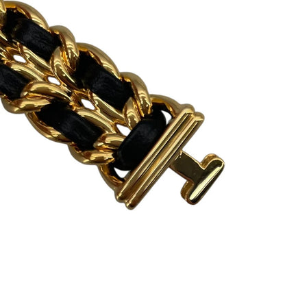 Chanel Premiere S H0001 Black Gp Quartz