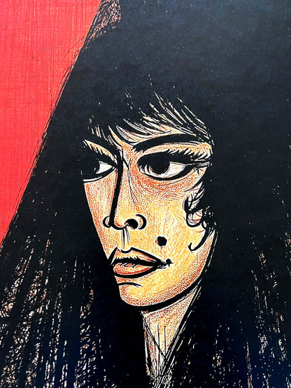 Bernard Buffet Lithograph Certified Coa Signed Op With Pen Numbered In Pencil