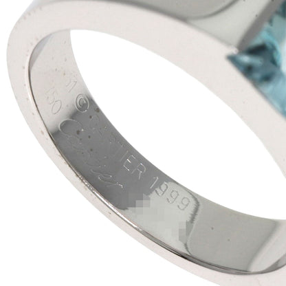 Cartier Tank Aquamarine #51 Ring K18 White Gold