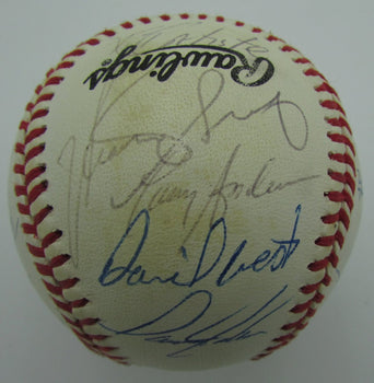 149234 1994 Phillies Team Signed by 26 ONL Baseball Fregosi Daulton