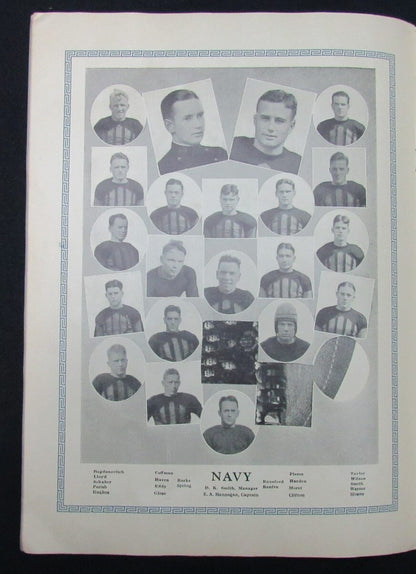 10/15/1927 Navy Vs. Notre Dame College Program