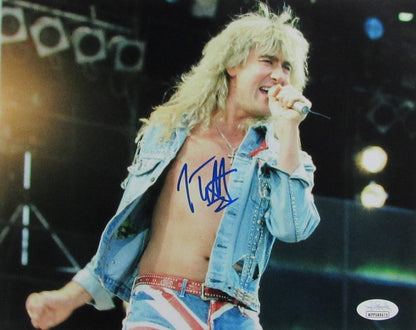Joe Elliott Autographed 8X10 Photo Def Leppard Jsa
