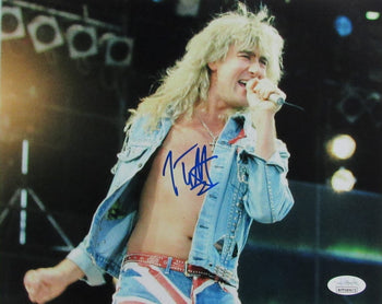 Joe Elliott Autographed 8X10 Photo Def Leppard Jsa