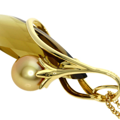 TASAKI   Necklace Pearl Pearl Quartz K18 Yellow
