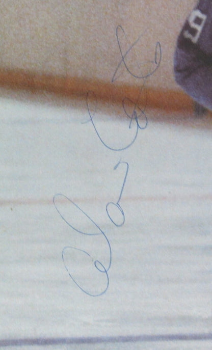 Cote/Salming/Paiement Maple Leafs Signed Vintage Program Poster  Psa/Dna 154865