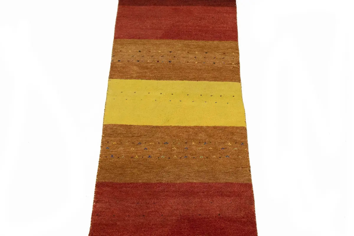 2'5X8'4 Handmade Tribal Stripes Runner Rug Oriental Hallway Kitchen Carpet