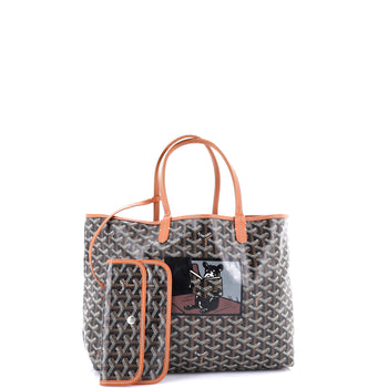 Goyard Saint Louis Tote Printed Coated Canvas Pm