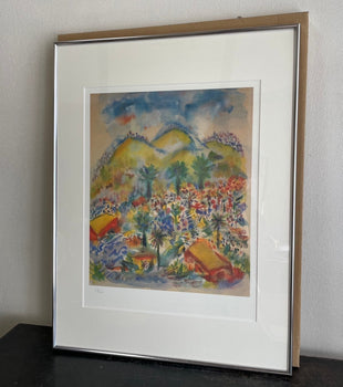 Henry Miller Signed Lithograph Stamped Framed