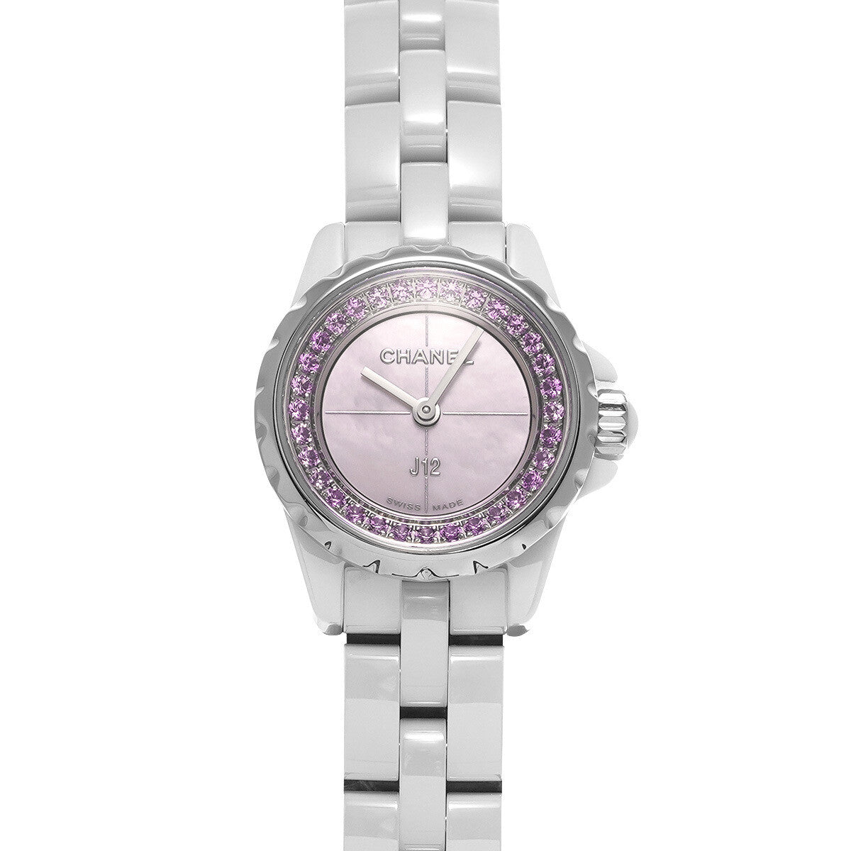 Chanel J12 Xs 19Mm Collector Limited H5512 Pink Sapphire Watch Women