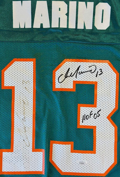 Dan Marino Signed Authentic Reebok Throwback Xl Jersey (Jsa)