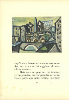 Pablo Picasso Le Pont Vu De L'Atelier 