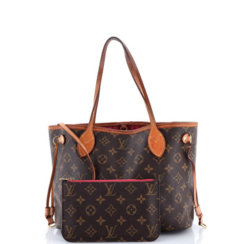 Louis Vuitton Neverfull Nm Tote Monogram Canvas Pm
