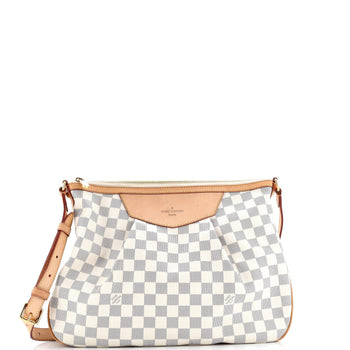 Louis Vuitton Siracusa Handbag Damier Mm
