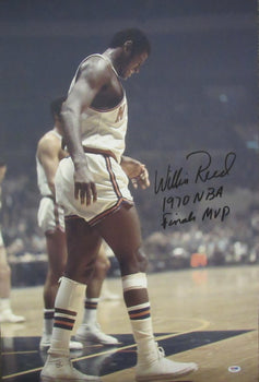 Willis Reed Hof Signed/Inscribed 20X30 Photo New