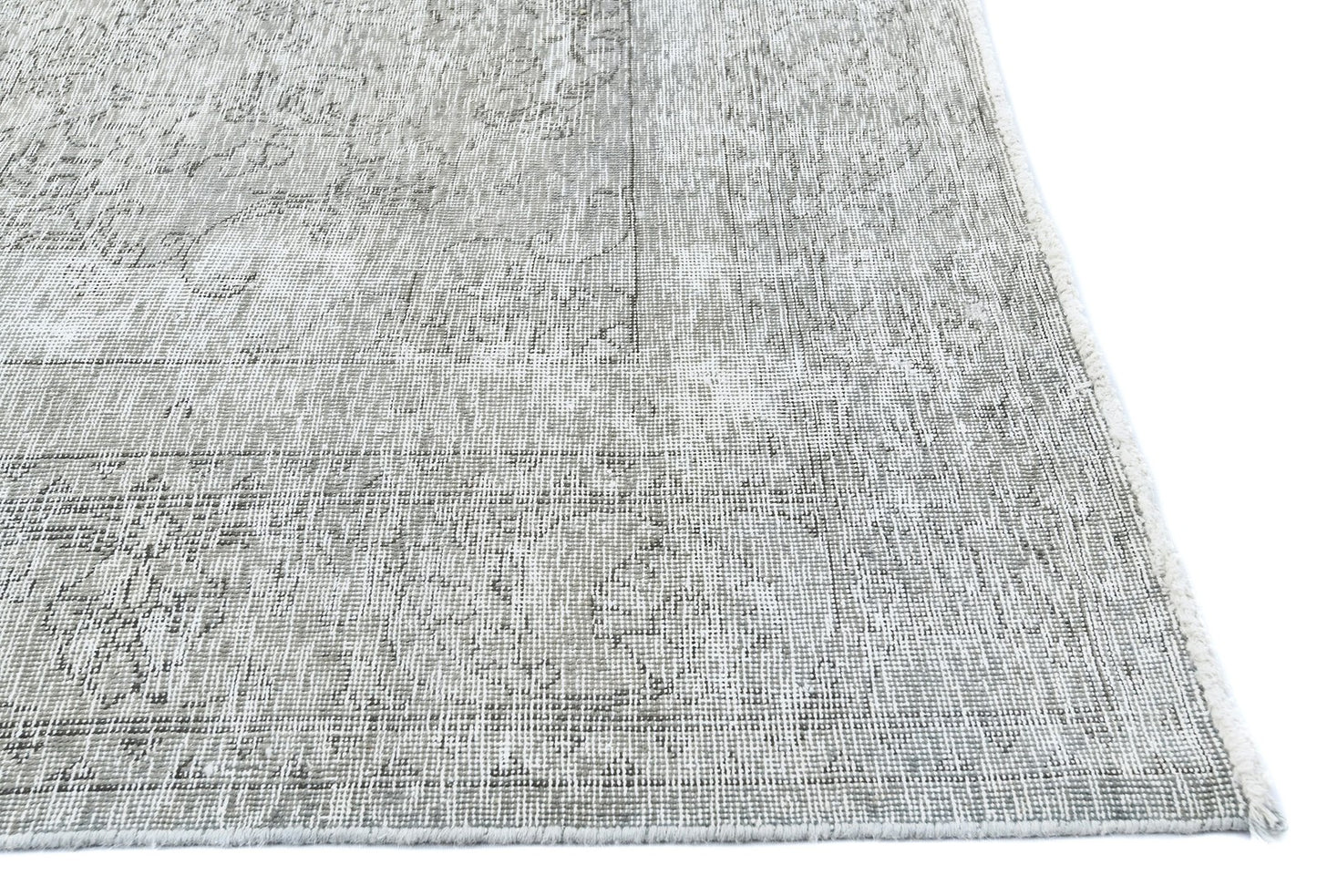 Vintage Stone-Washed Oriental Rug Distressed