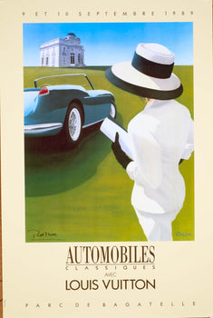 Razzia Louis Vuitton Bagatelle 1989 Signed Original Ferrari 1959 California Conv