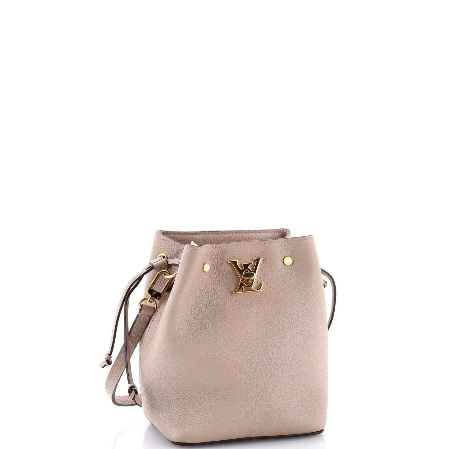 Louis Vuitton Lockme Bucket Bag Leather Nano