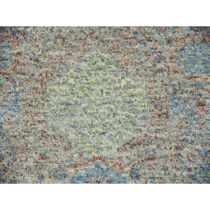 9'2"X12' Natural Dyes,Obscured And Subtle Hand Knotted Oriental Rug