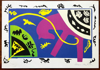 Henri Matisse Lithograph Coa Signed Op Numbered In Pencil In 180 Ex