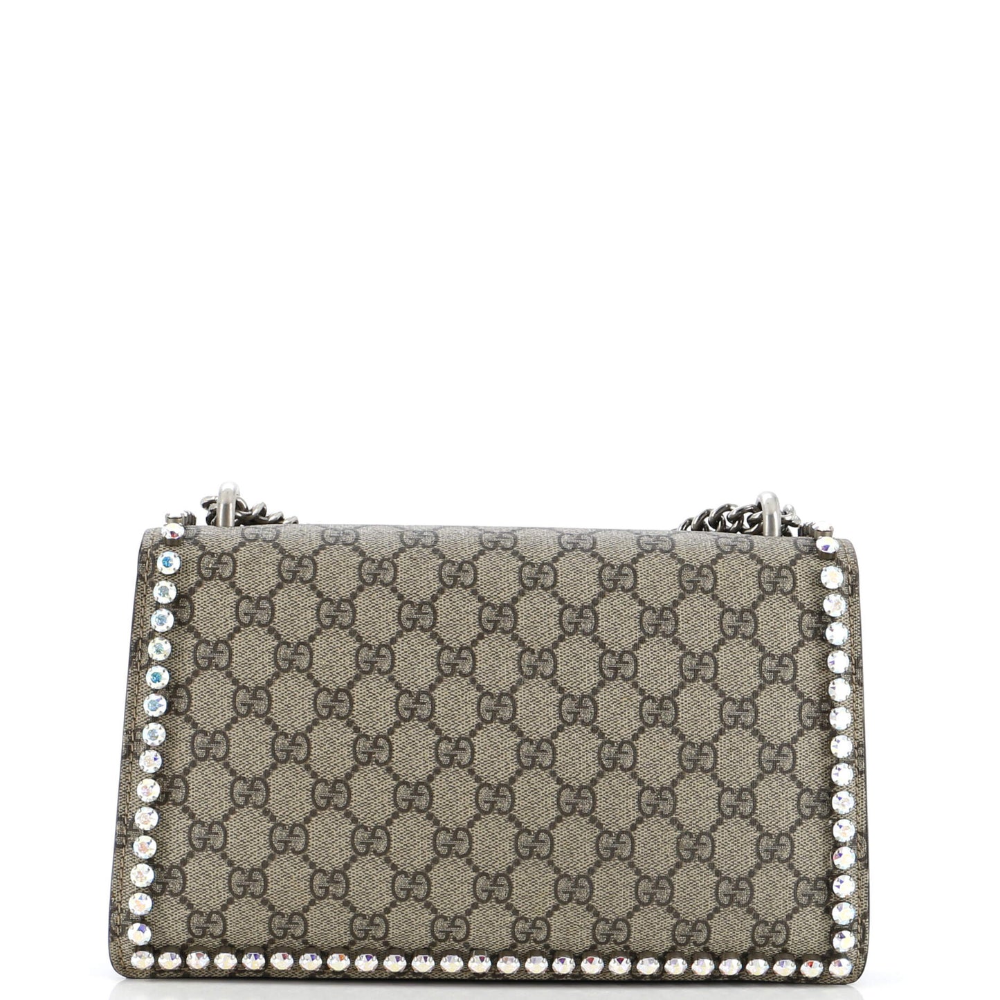Gucci Dionysus Bag Crystal Embellished Gg Coated Canvas Medium