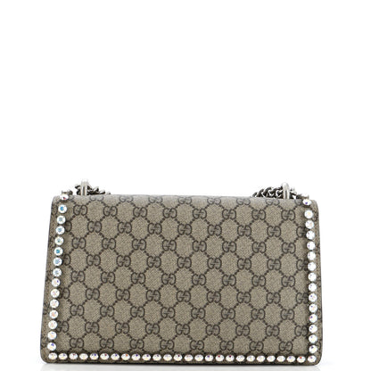 Gucci Dionysus Bag Crystal Embellished Gg Coated Canvas Medium