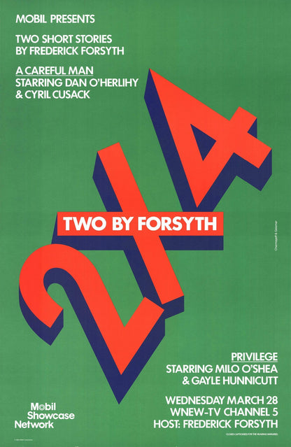 Two by Forsyth Lithograph Offset Contemporary 1984 46" x 30