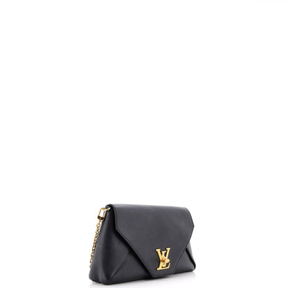 Louis Vuitton Love Note Chain Clutch Leather