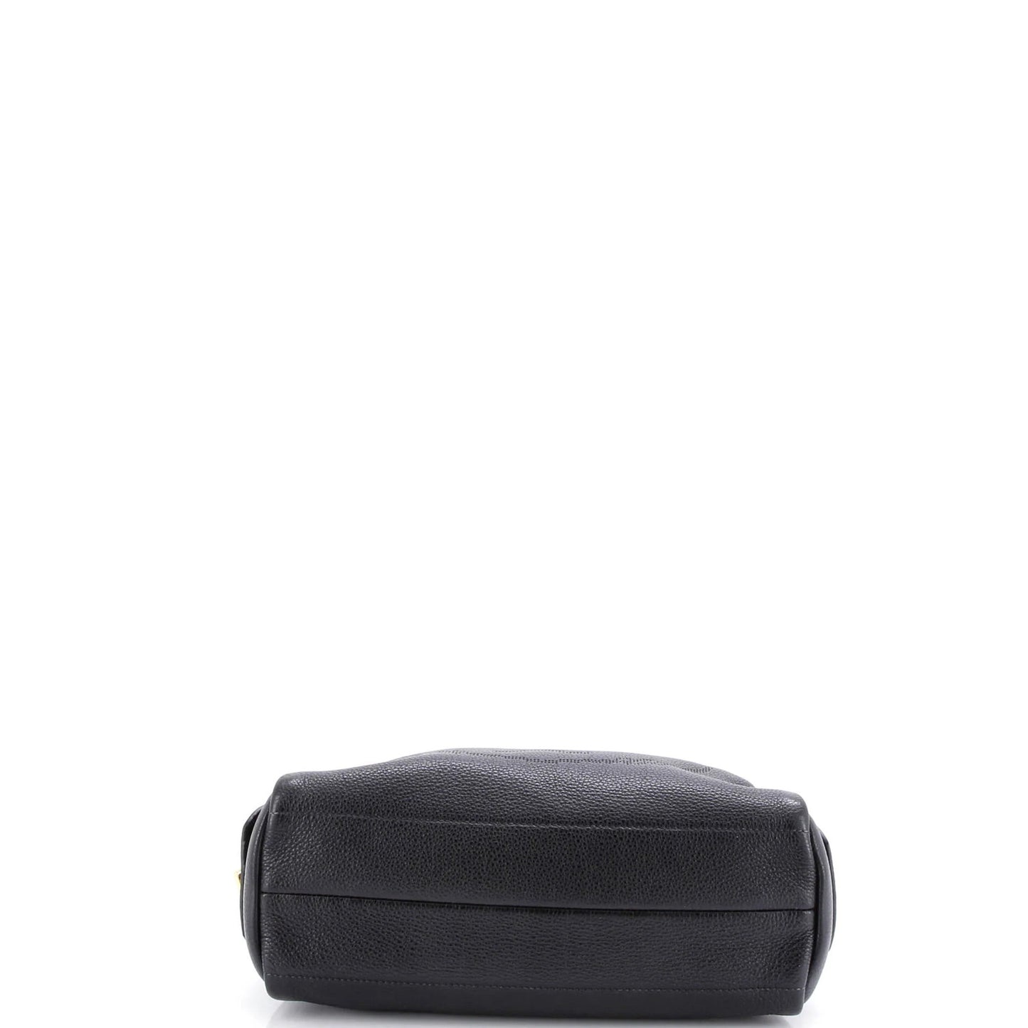 Prada Logo Bowler Bag Perforated Leather Medium