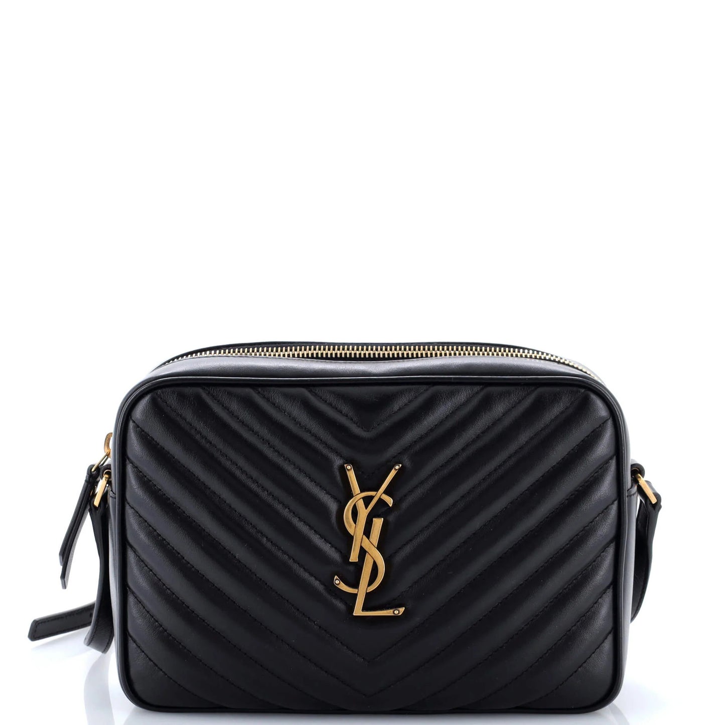 Saint Laurent Lou Camera Bag Matelasse Chevron Leather Small