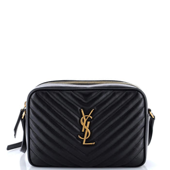 Saint Laurent Lou Camera Bag Matelasse Chevron Leather Small