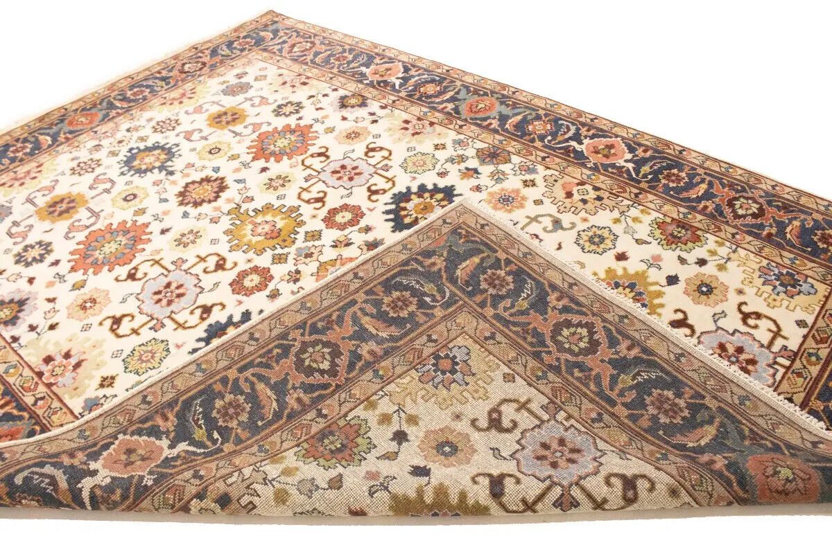 Handmade Vintage Oriental Rug Classic Design