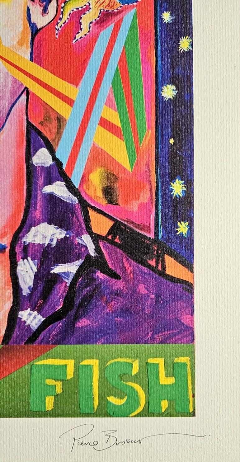 Pierce Brosnan Lithograph, 200 Ex