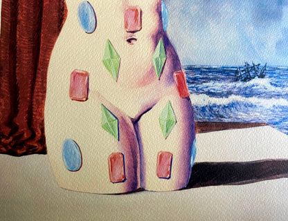 Ren-Magritte Lithograph Coa Signed Numbered By Hand Limited Edition