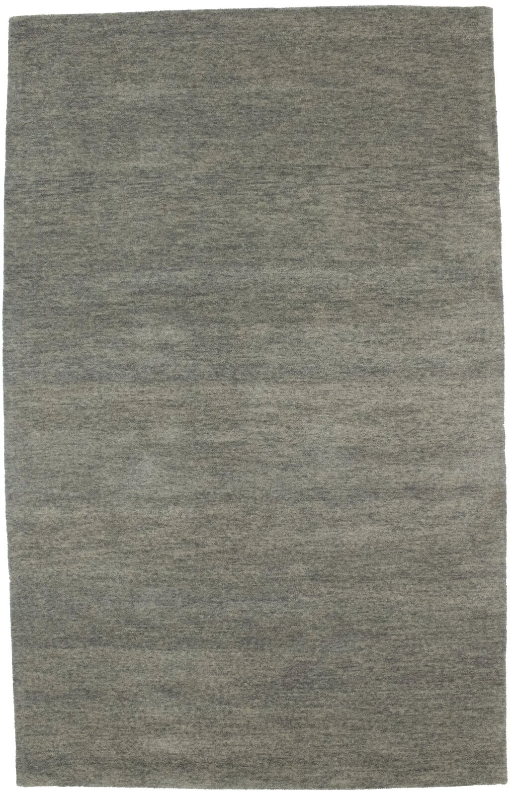 5X8 Ft Hand-Tufted Modern Rug Solid Gray