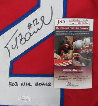 Peter Bondra Signed/Auto Washington Capitals Red